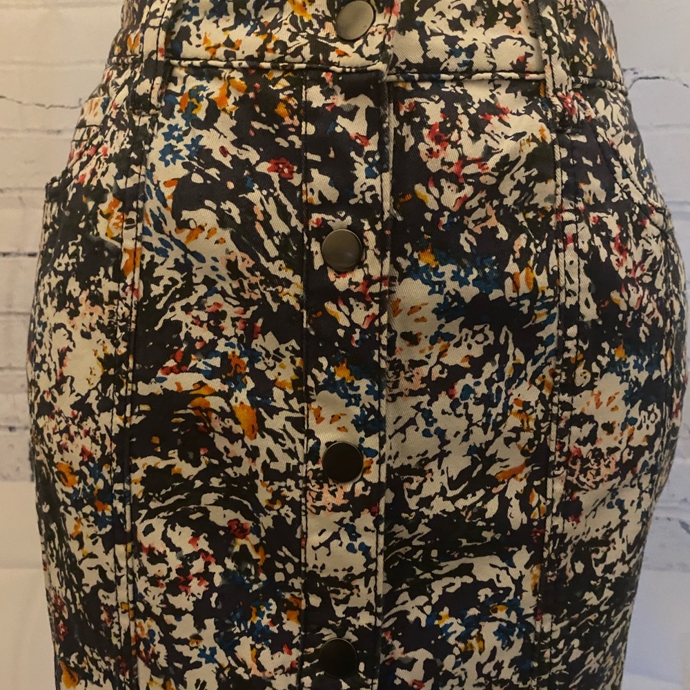 Button Down Pencil Skirt